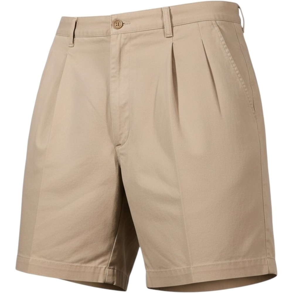 Vintage Polo Ralph Lauren Andrew Shorts Mens 40 Beige Polo Chino Pleated USA